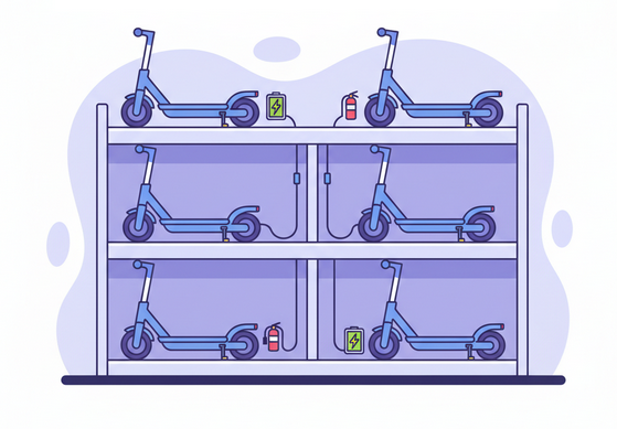 Хранение электросамокатов