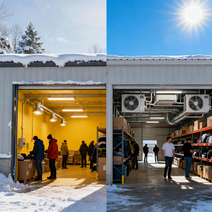 Чем различается работа склада для хранения вещей зимой и летом?