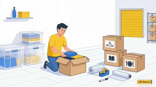Как упаковать вещи перед сдачей на склад